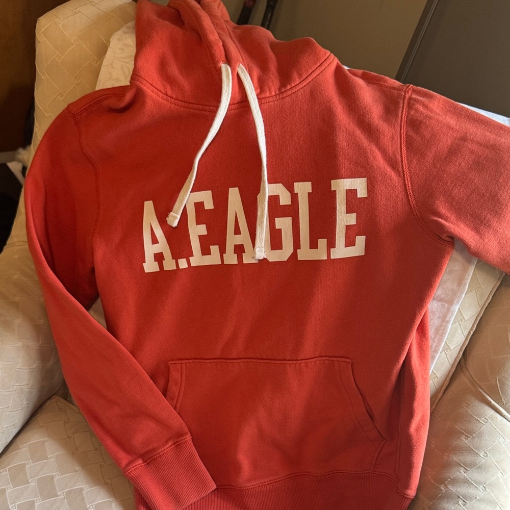 American Eagle Outfitters Orange Hoodie, XS